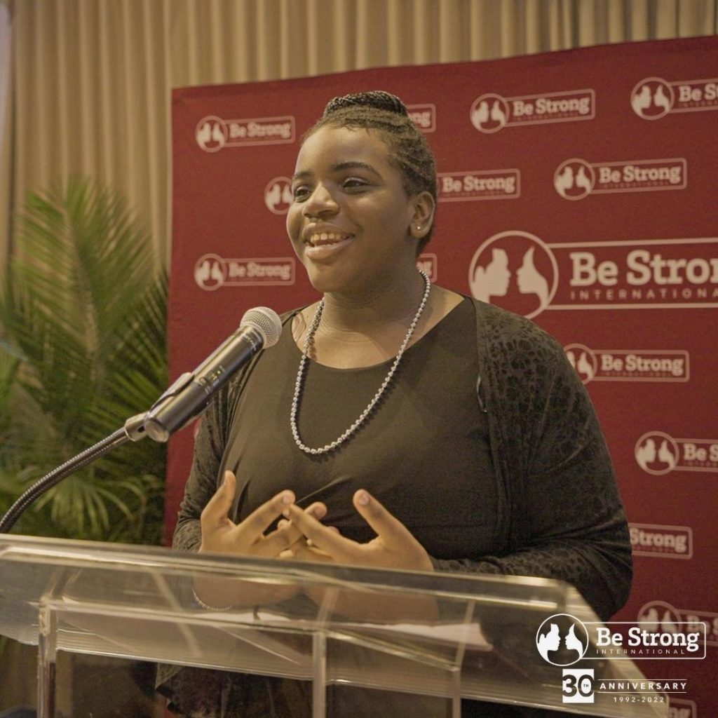 Shakilah Woodside at Be Strong's Spring Charity Event