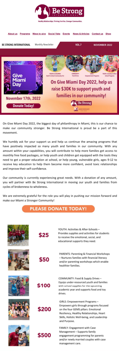 Newsletter Subscribe