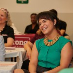 Valeria Crum and Julissa Rivera from The Miami Foundation at the Be Strong At The Table Leadership Training Graduation Ceremony